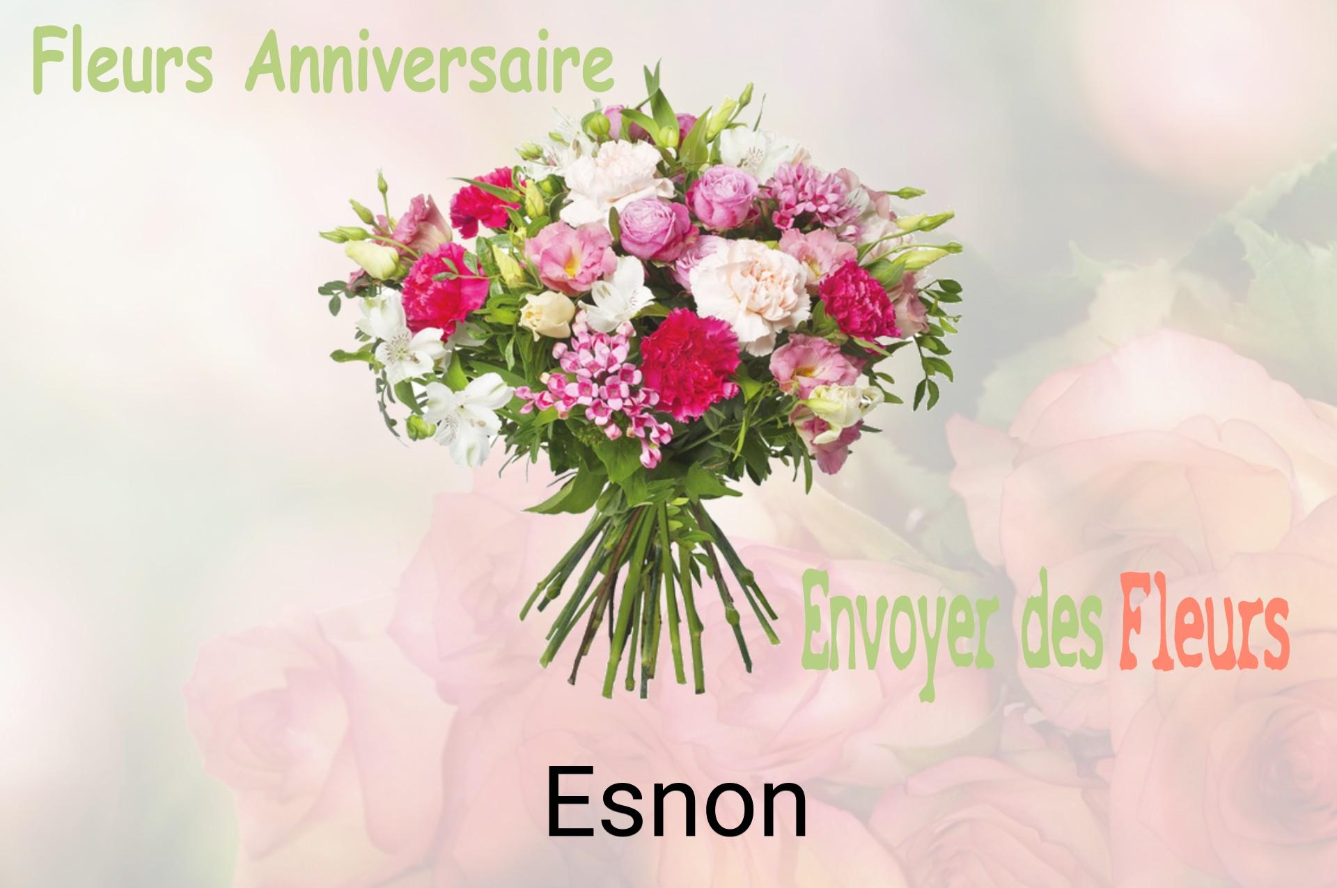 Bouquet de fleurs d’anniversaire livré à Esnon